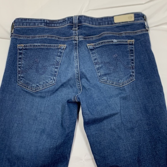 Women AG Adriano Goldschmied Blue The Legging Ankle Super Skinny Ankle Jeans 29R - Picture 1 of 13